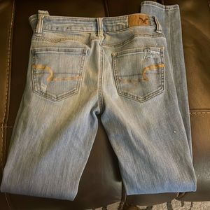 American Eagle size 0/long jeans